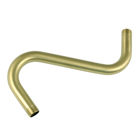 Kingston Brass K152A7 8-Inch S-Shape Shower Arm, Brushed Brass K152A7